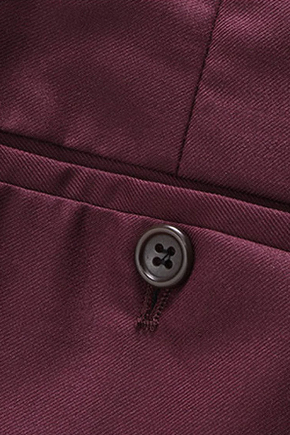 Costumes pour hommes taille haute rouge bordeaux pour un mariage - Image 4