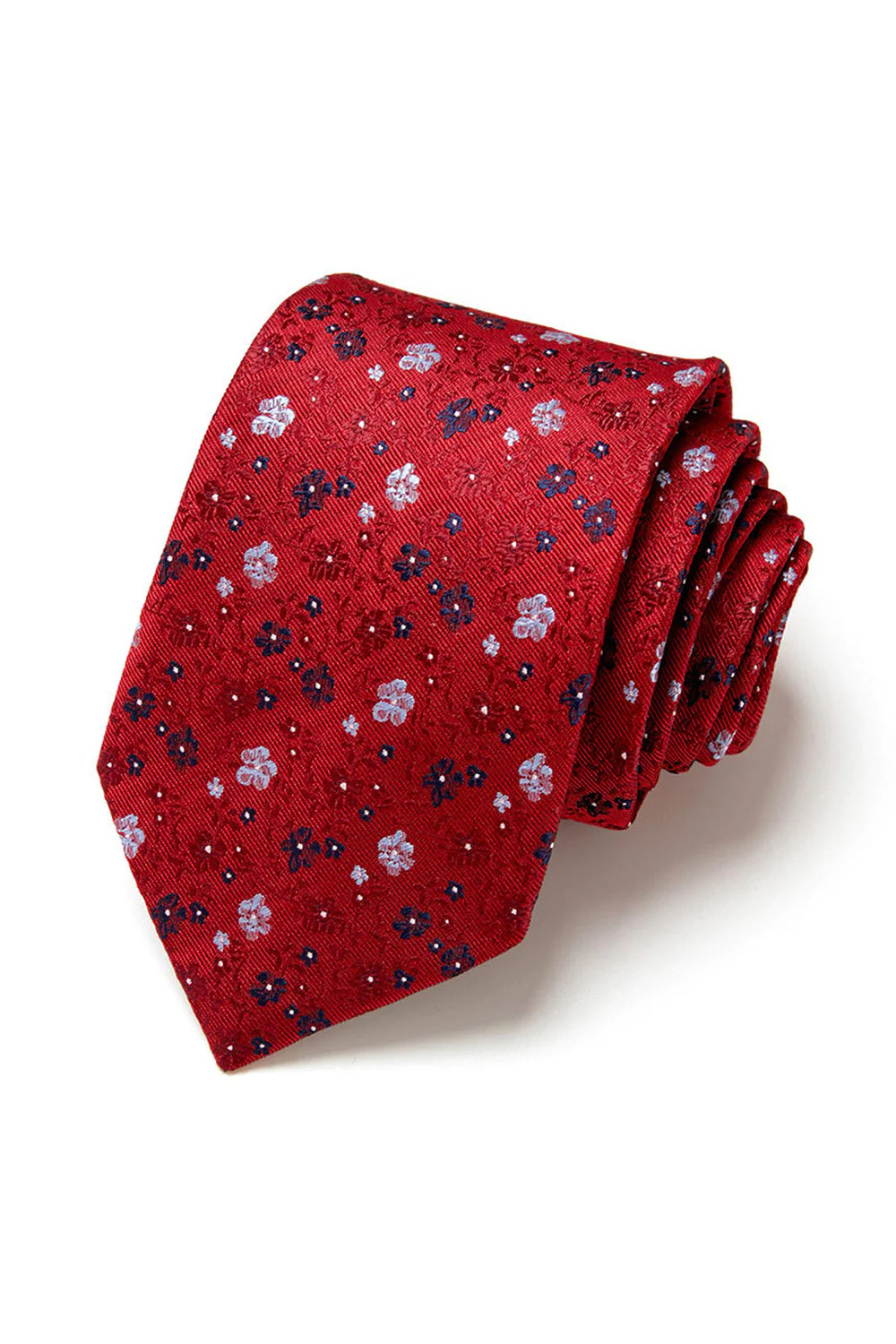 Cravate formelle Marine à Micro-Patrons pour hommes - Image 19