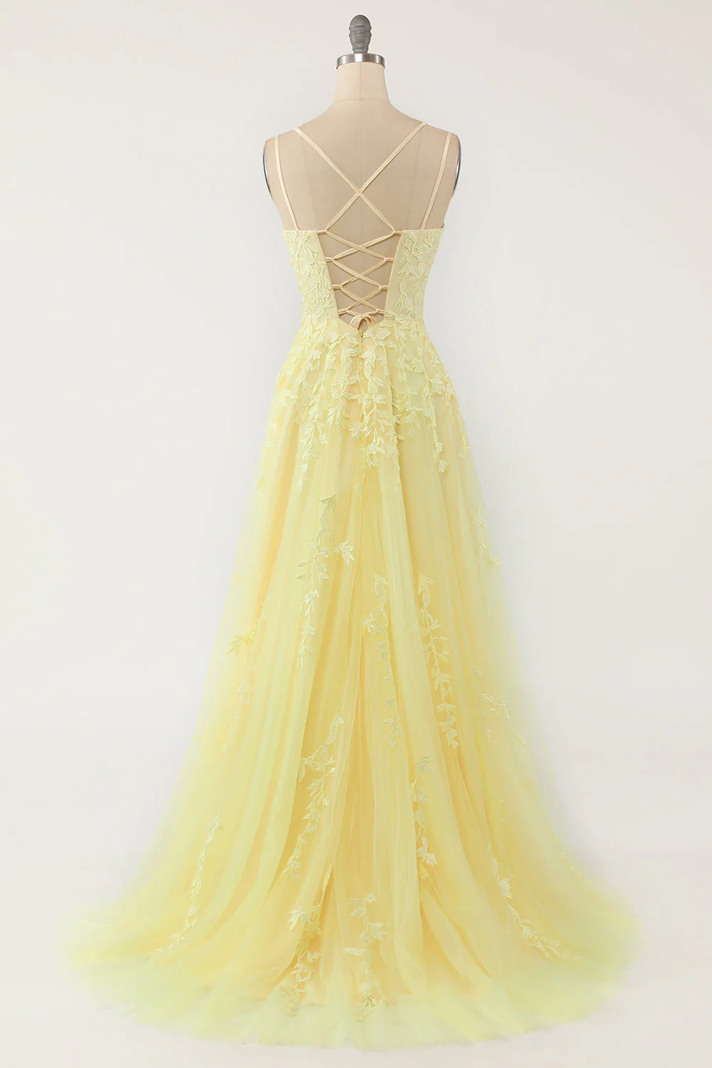 Élégante robe de bal Lavande A-line - Image 8