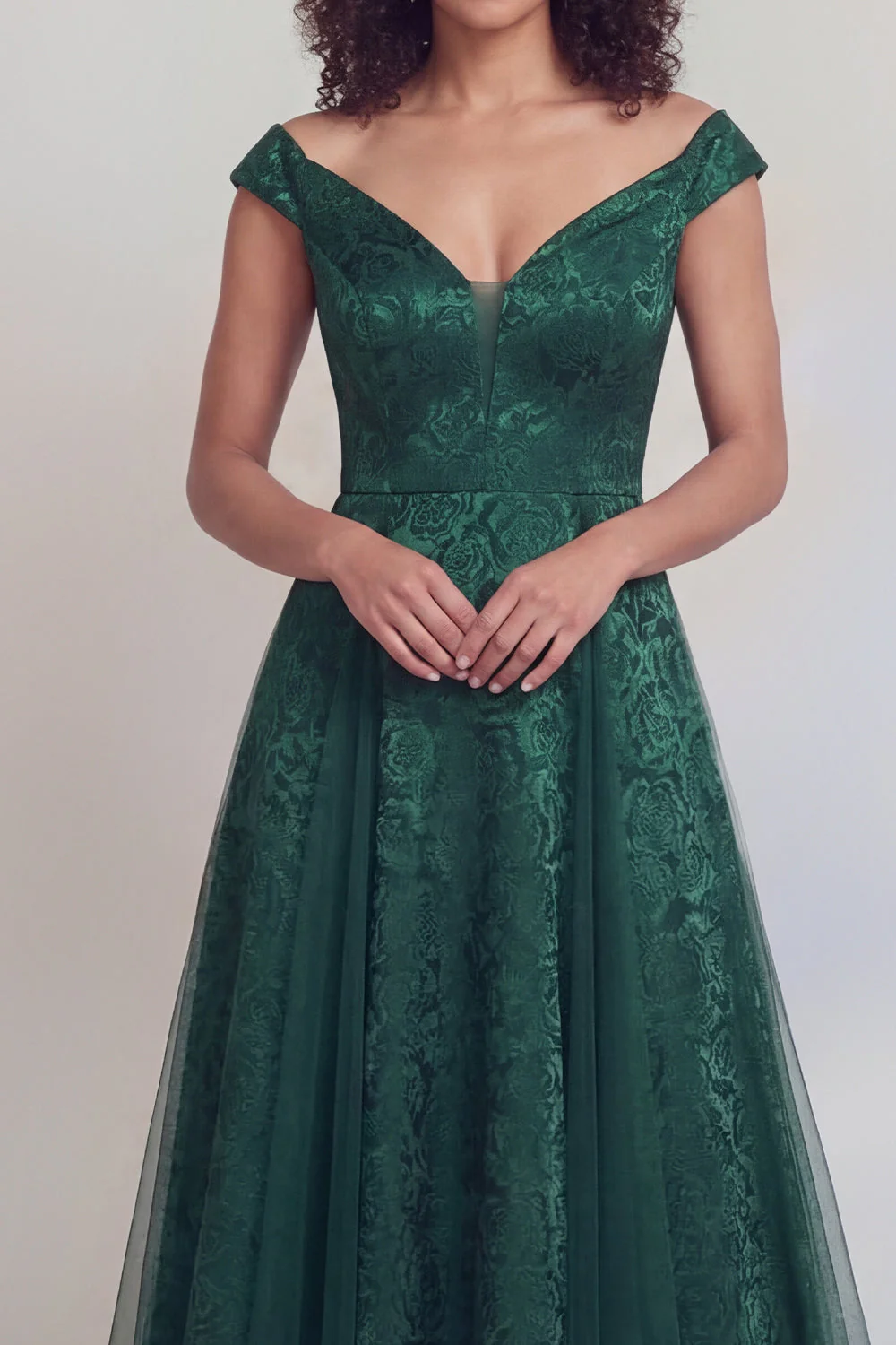 Fleur marine Une ligne longue de la robe de mariée - Image 12