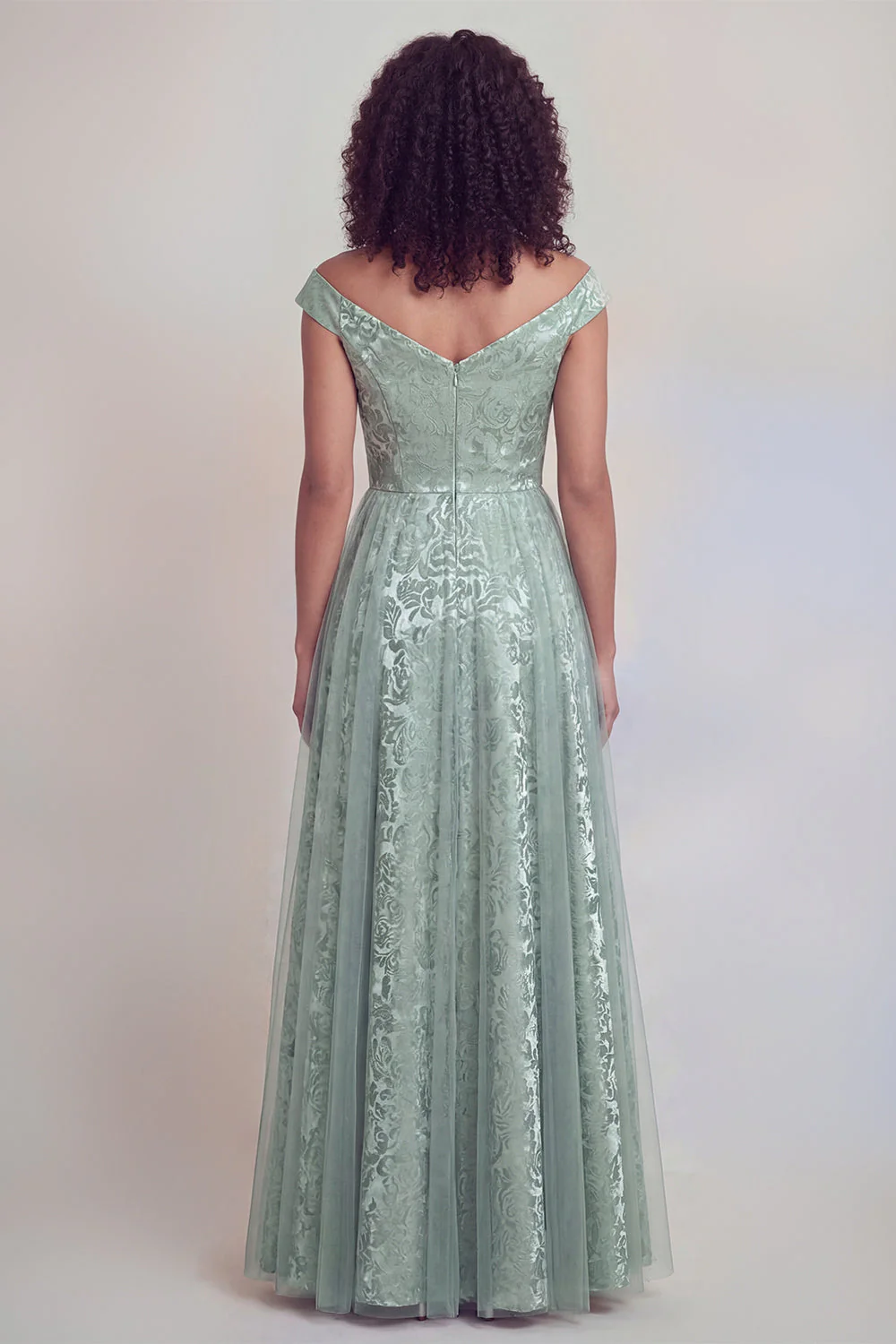 Fleur marine Une ligne longue de la robe de mariée - Image 16