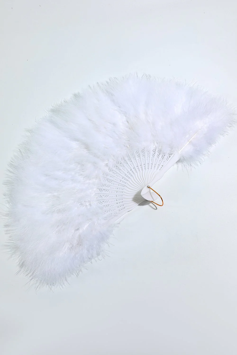 Gatsby Black Feather Ventilateur pliant - Image 6