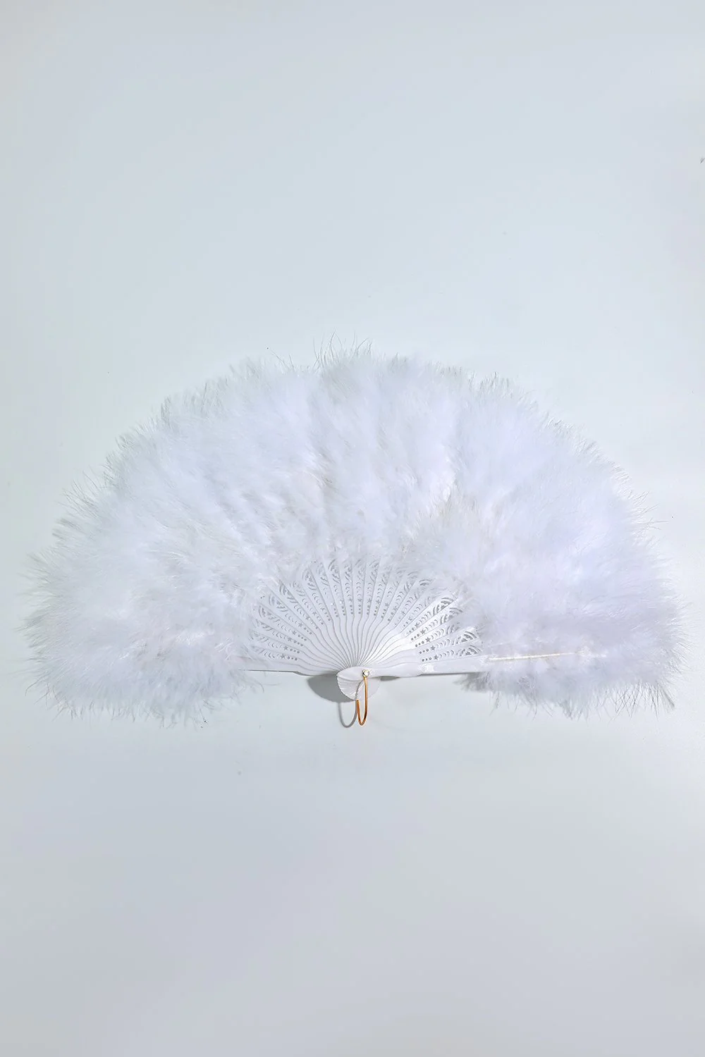 Gatsby Black Feather Ventilateur pliant - Image 7