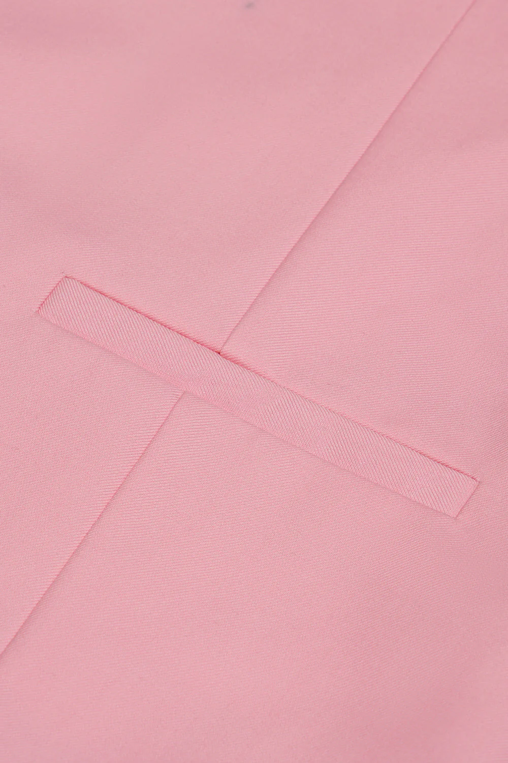 Gilet de costume pour homme rose à revers châle à poitrine unique - Image 4