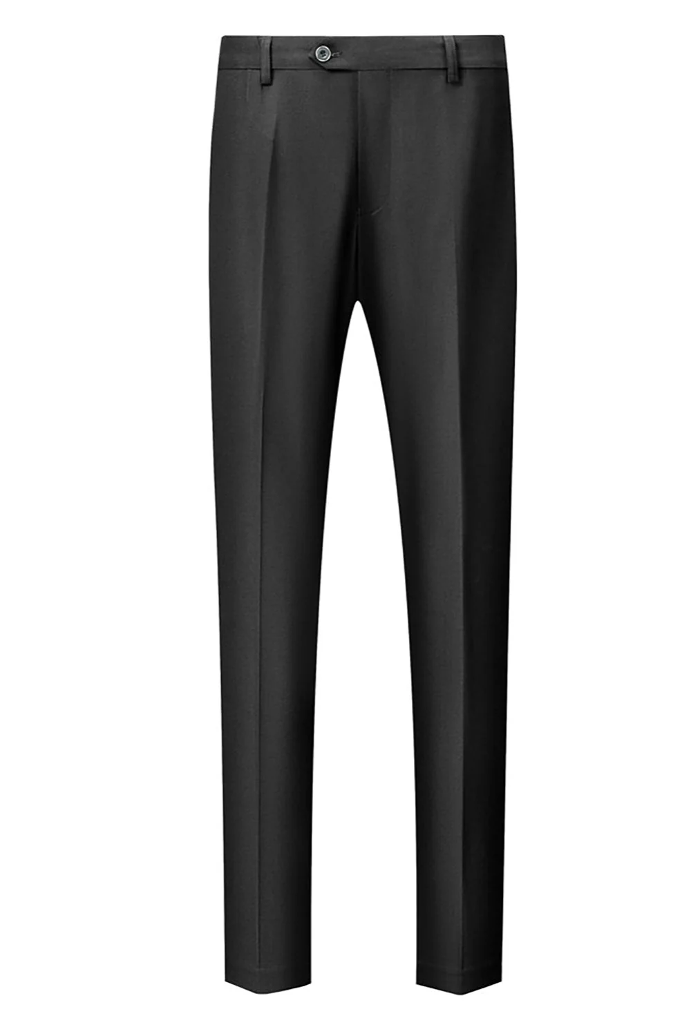 Gris Shawl Lapel Costumes 3 pièces pour hommes - Image 6