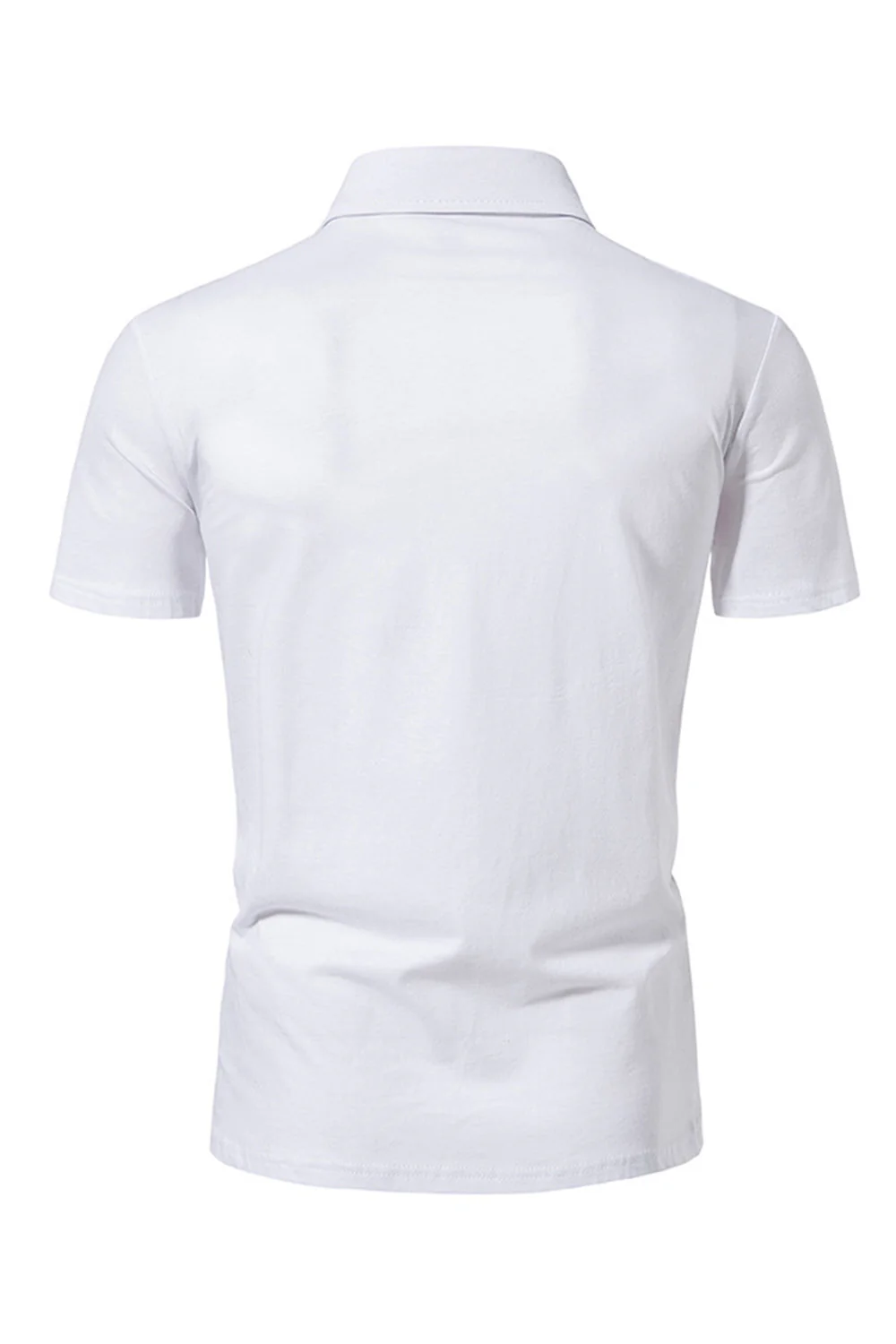 Hauts à manches courtes noirs slim fit pour hommes - Image 11