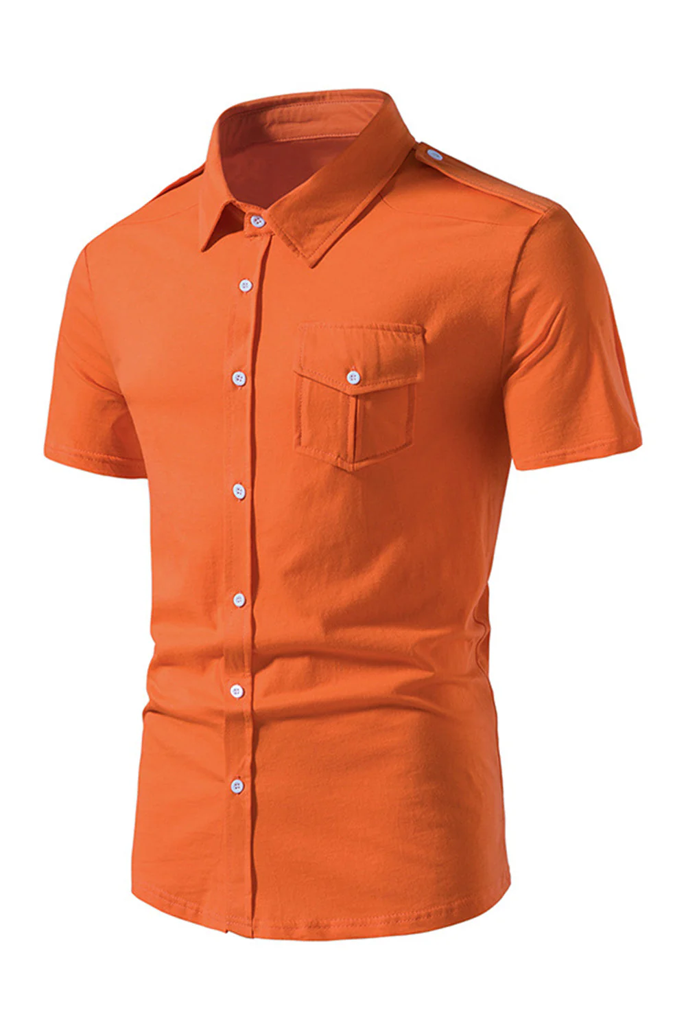 Hauts à manches courtes noirs slim fit pour hommes - Image 9