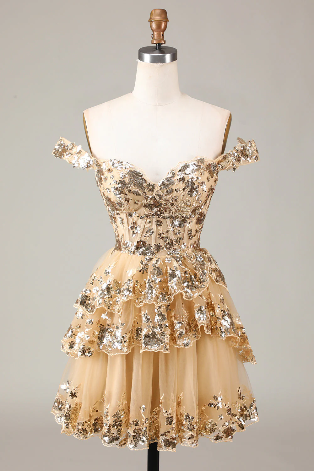 Jolie robe de cocktail courte en dentelle rose vif scintillante avec corset en dentelle - Image 28