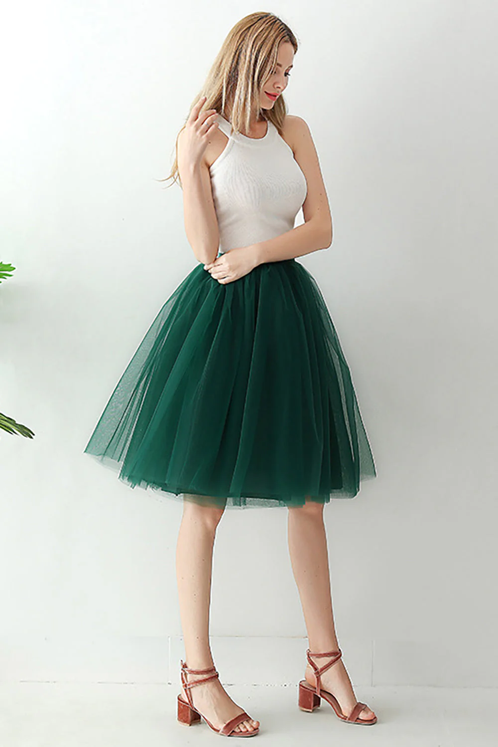 Jupe Tutu en tulle élastique classique à 5 couches - Image 10