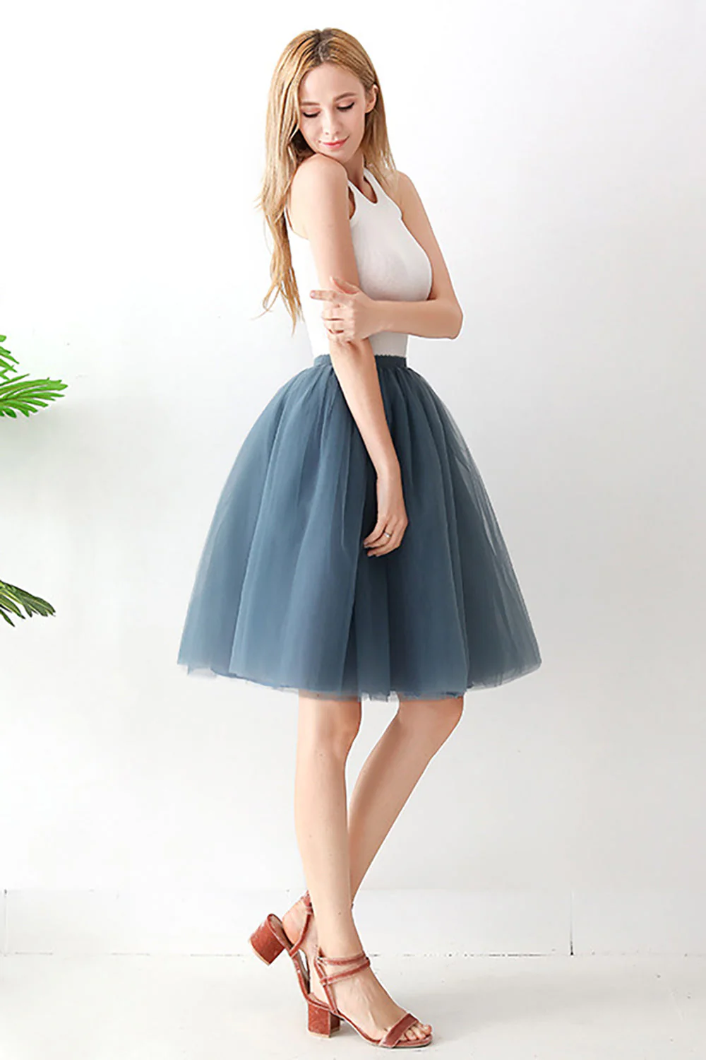 Jupe Tutu en tulle élastique classique à 5 couches - Image 18