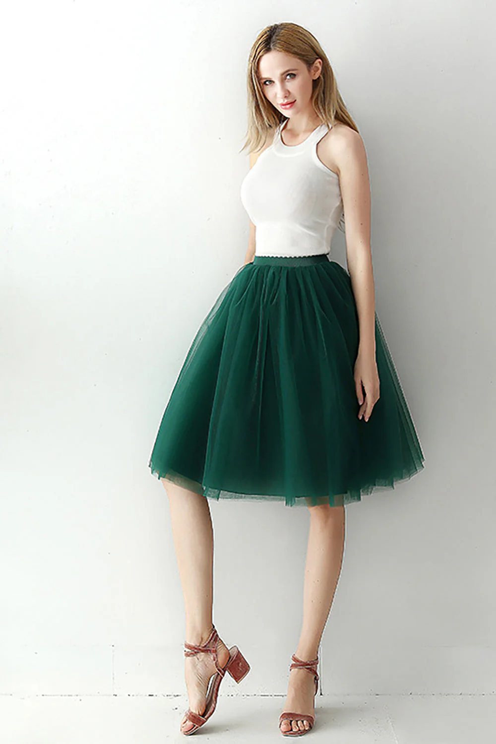 Jupe Tutu en tulle élastique classique à 5 couches - Image 7