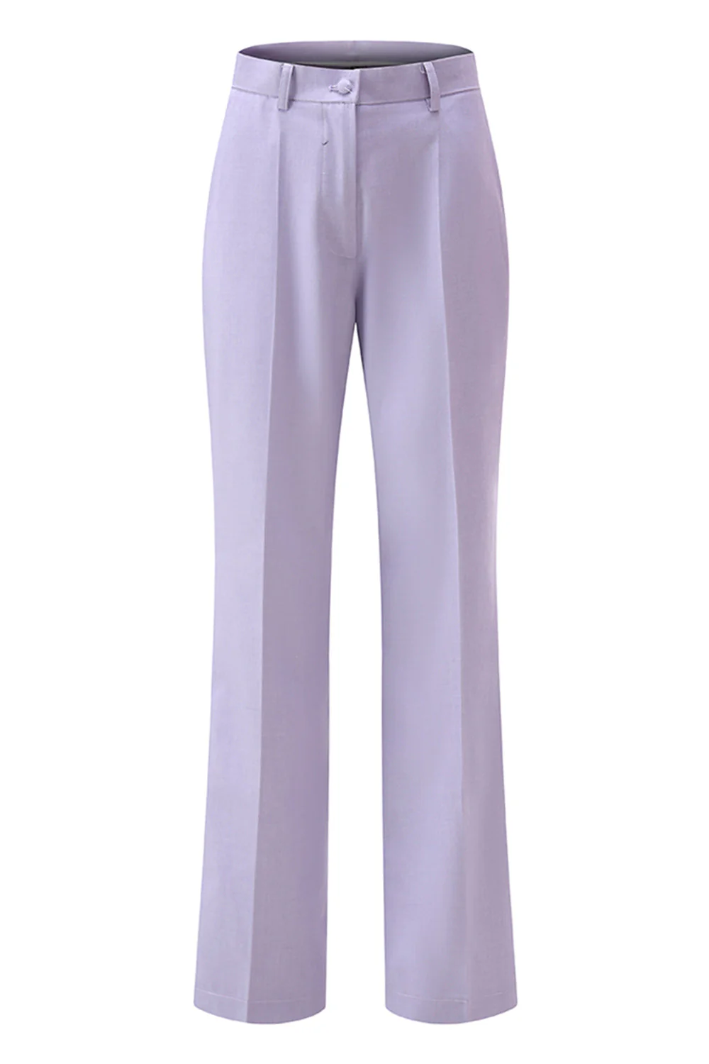 Lilas Peak Lapel Ruched Femmes Costumes avec Ceinture - Image 7