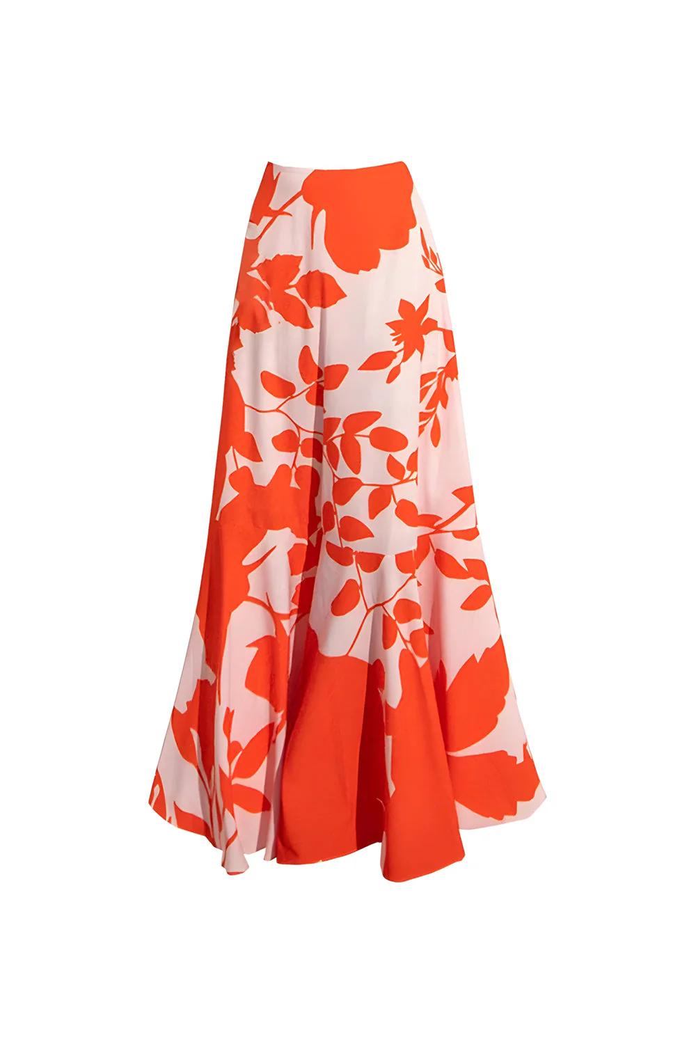 Maillot de bain 2 pièces à bretelles fines orange à volants avec robe de plage - Image 3