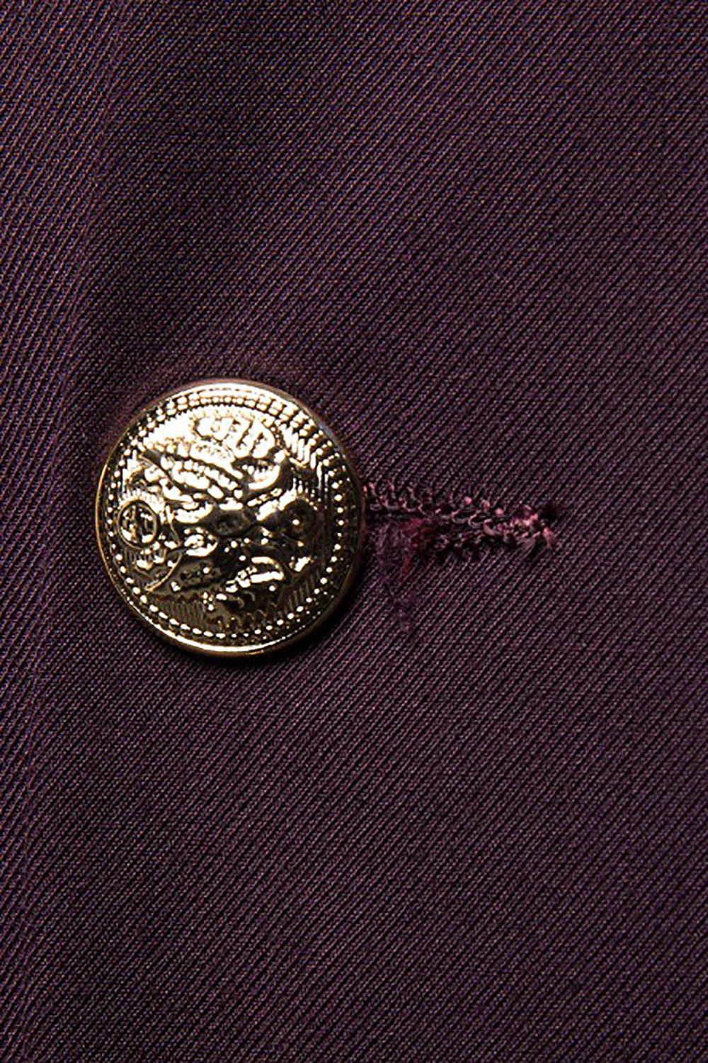 Blazer homme bleu marine à col mao et boutonnage simple - Image 9