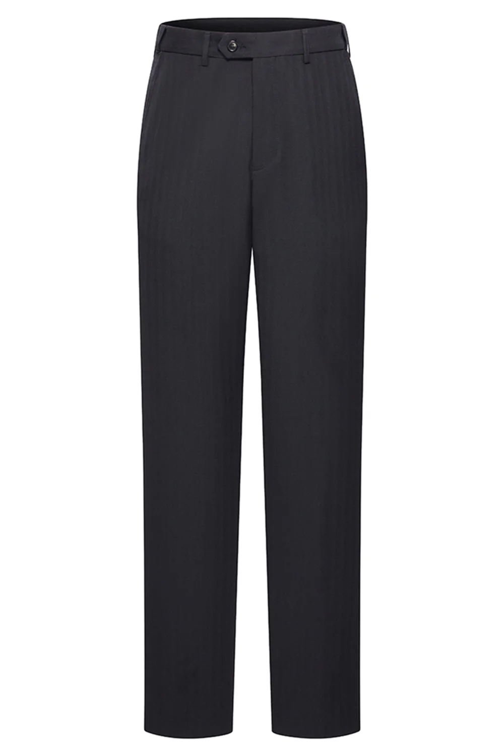 Costume d'affaires homme 3 pièces noir à revers pointe et double boutonnage - Image 7