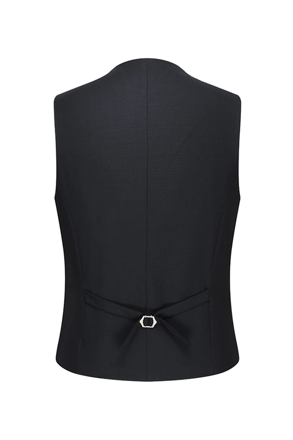Noir Peak Lavers Single Breasted Costumes 3 pièces pour hommes - Image 6