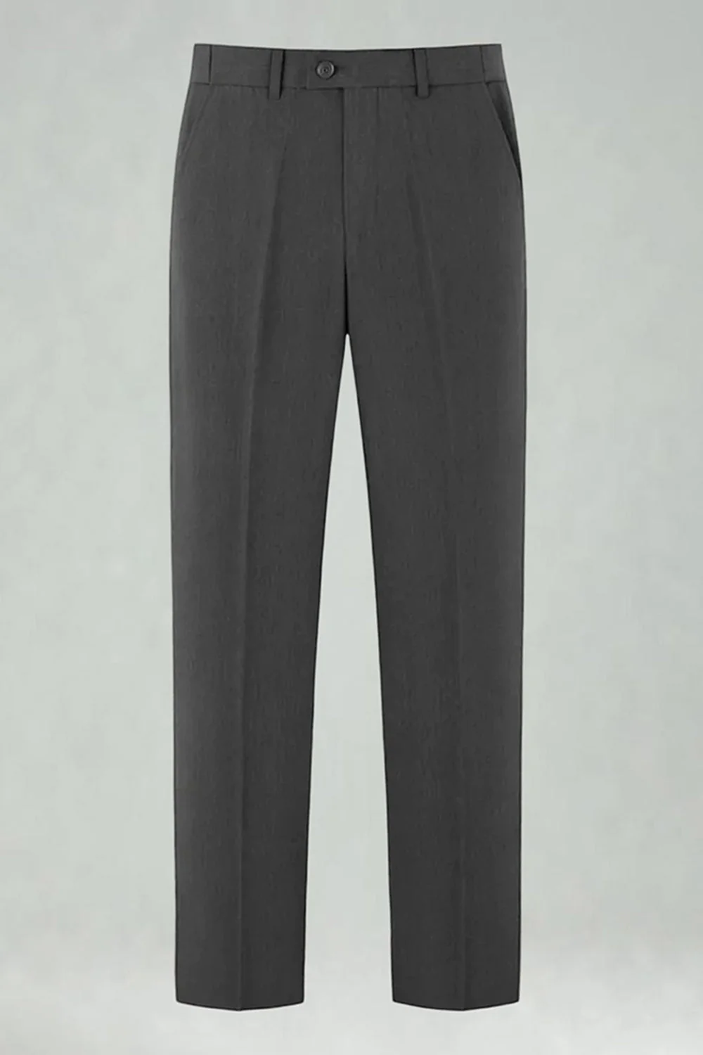 Pantalon Pantalon Homme Gris Foncé à Jambes Droites