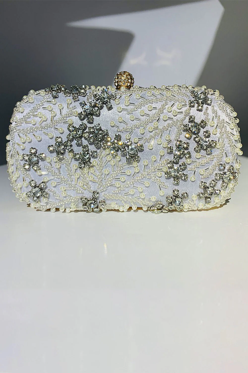 Pochette du soir perlée noire - Image 10