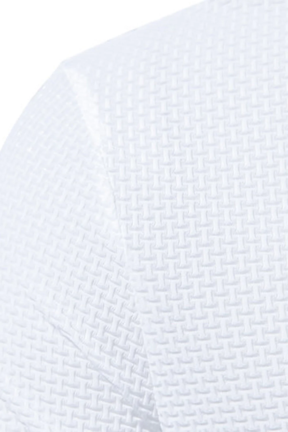 Boutons Été Manches Courtes Blanc T-shirt décontracté pour hommes - Image 4