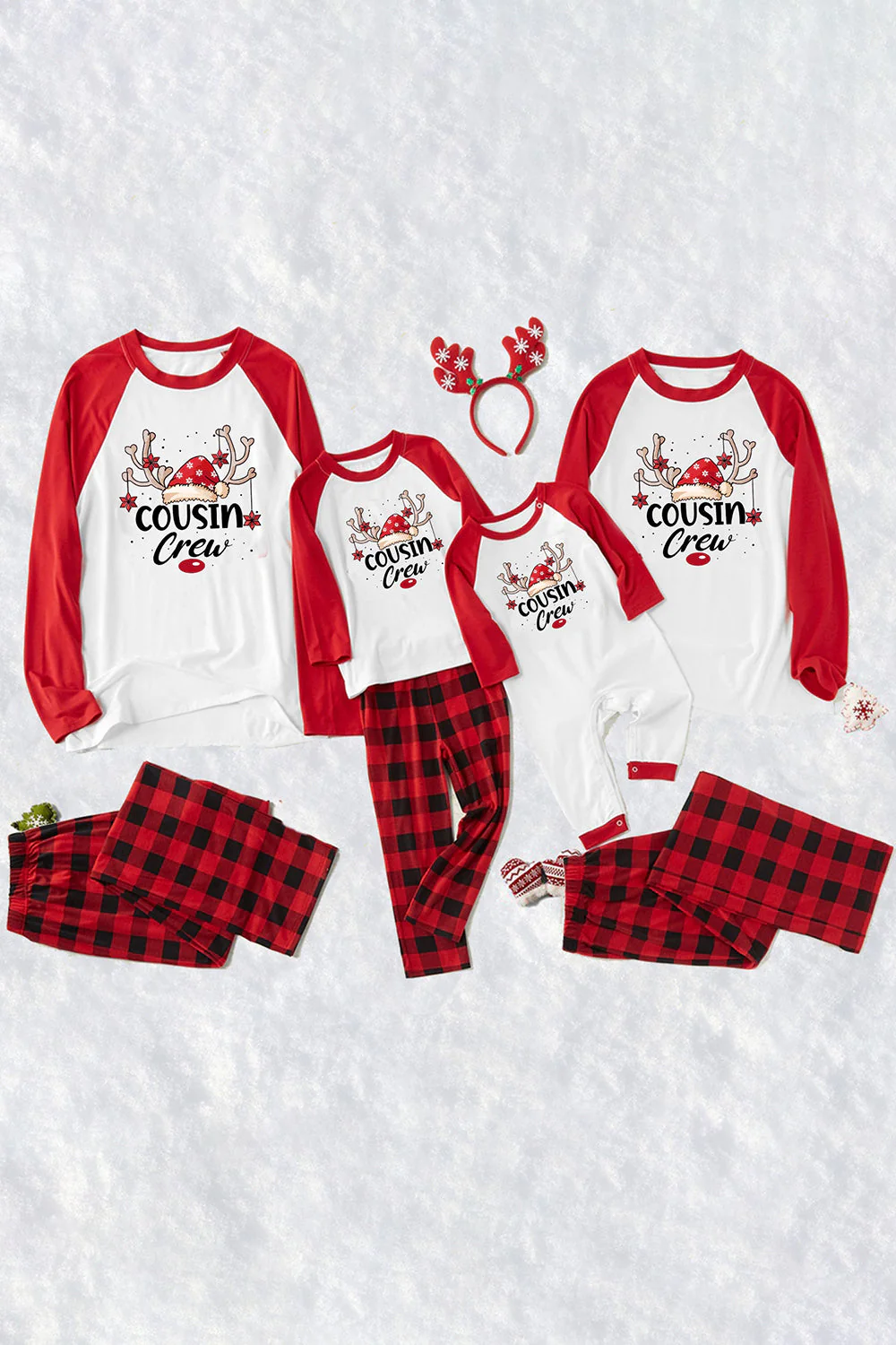 Pyjama à carreaux assorti à la famille - Image 7
