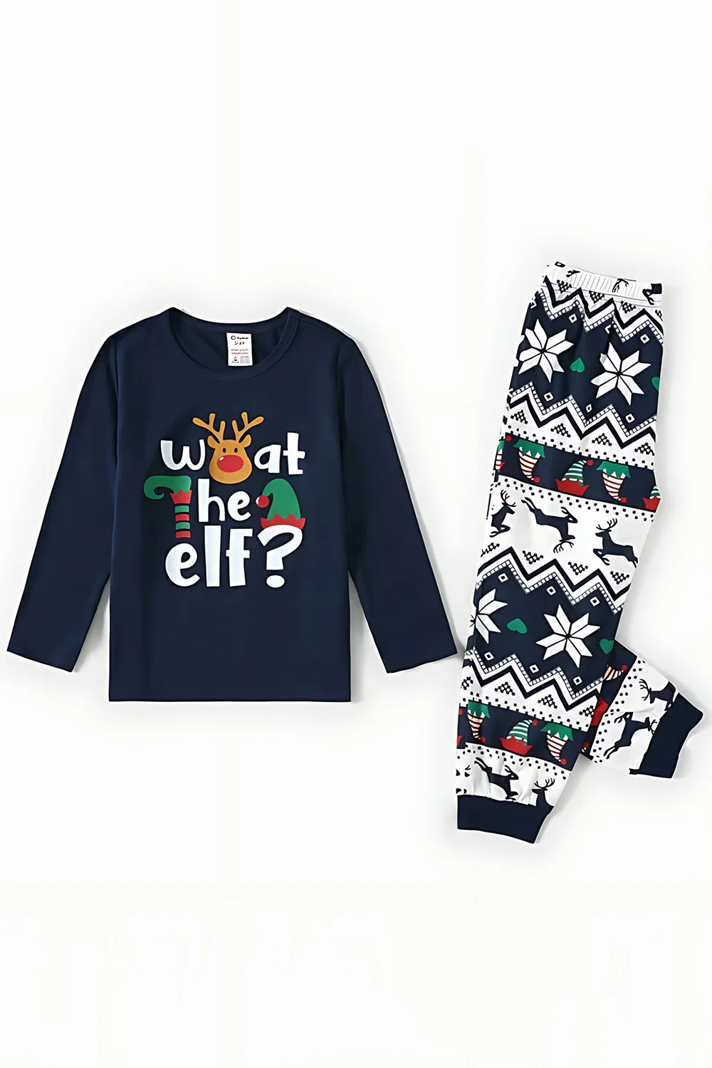Pyjama assorti familial imprimé renne marine - Image 7
