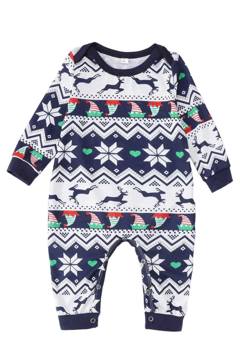 Pyjama assorti familial imprimé renne marine - Image 8