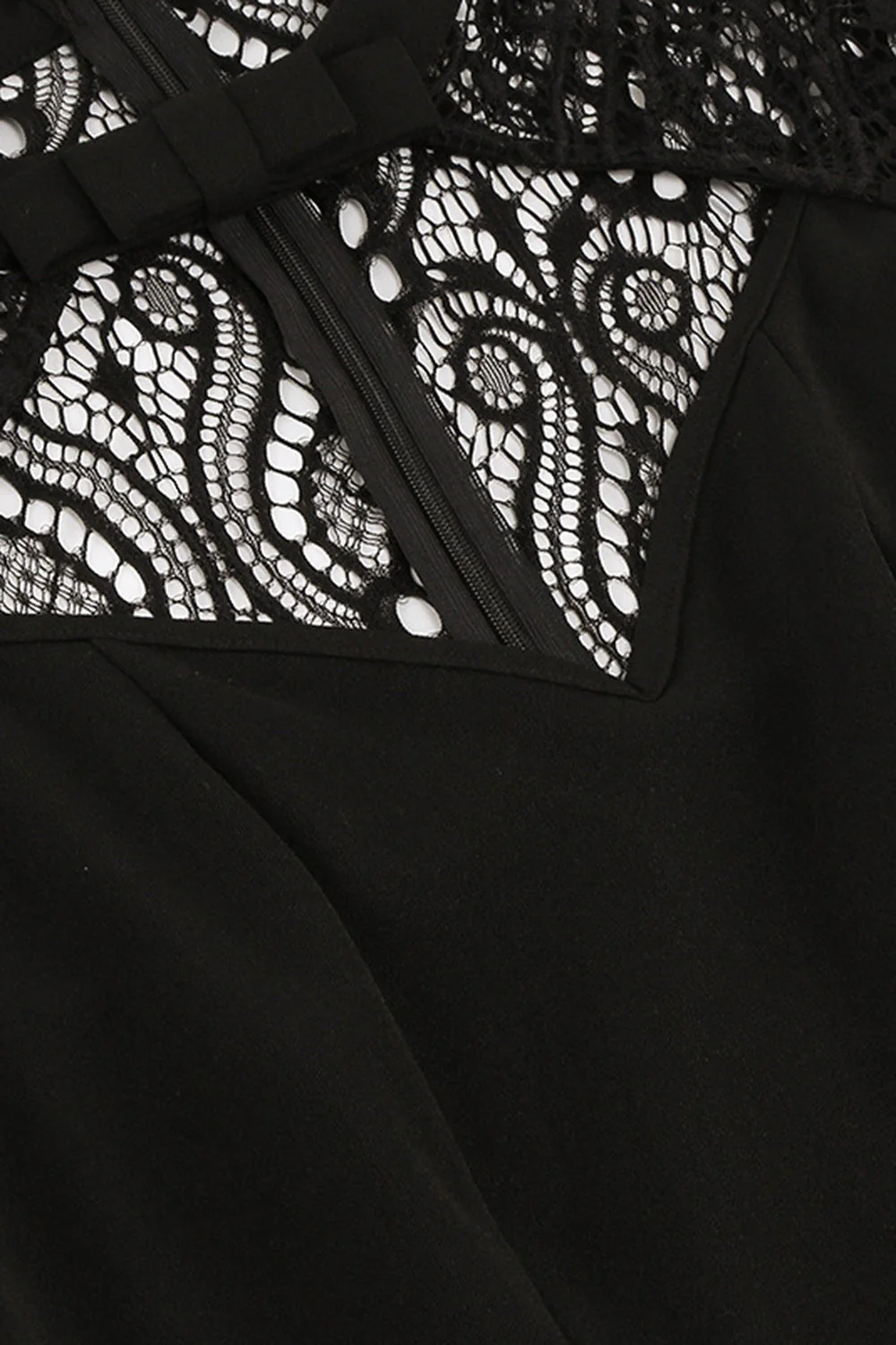 Rétro Halloween Dark Hollow Robe en dentelle dos nu - Image 5
