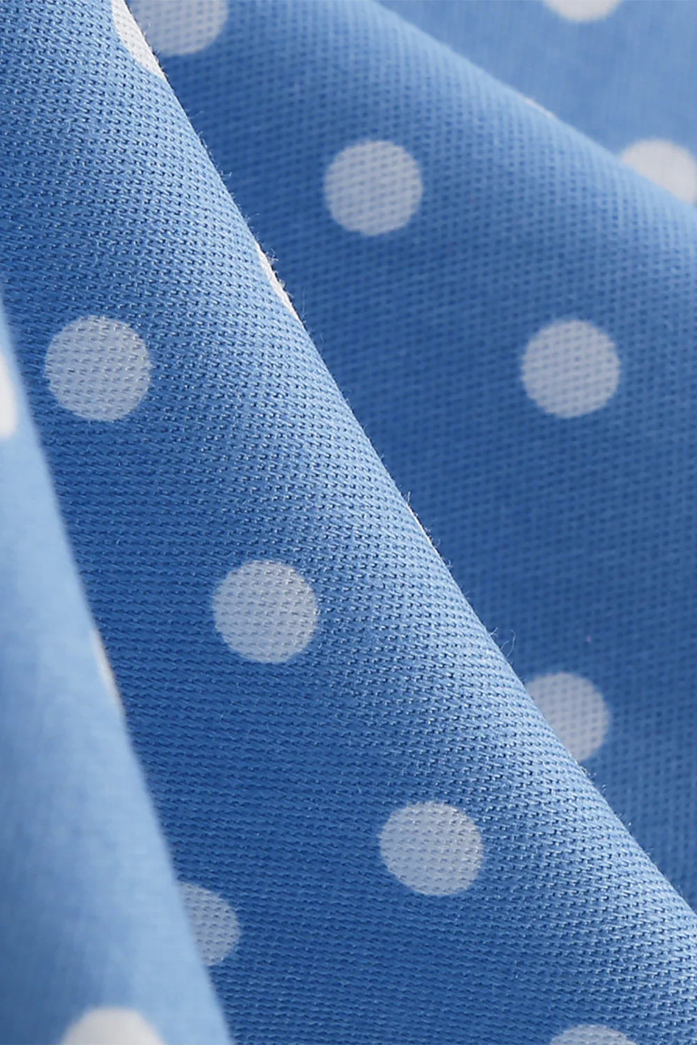 Retro Polka Dots Halter Robe à dos ouvert - Image 7