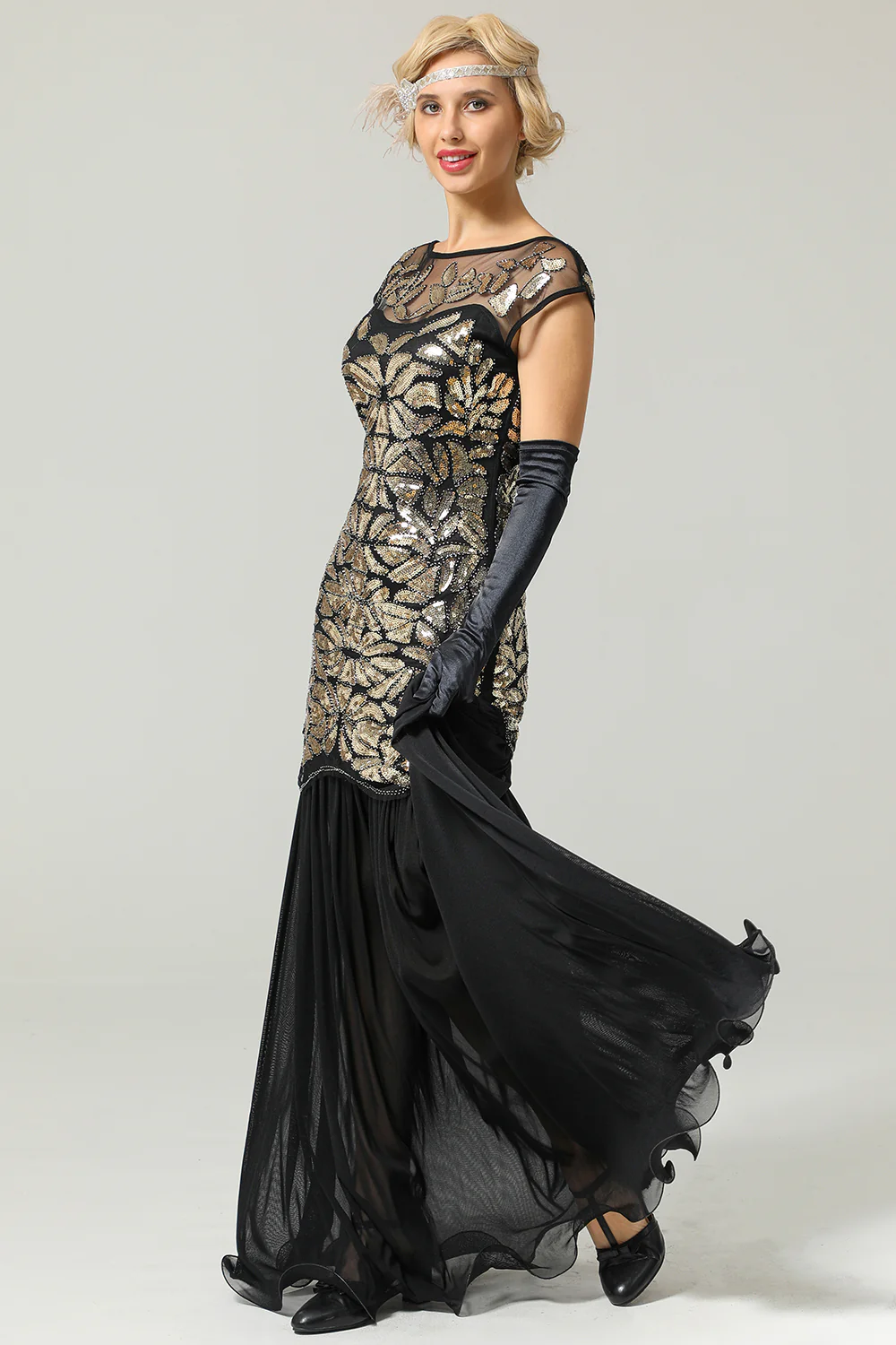 Robe 1920 à paillettes - Image 5