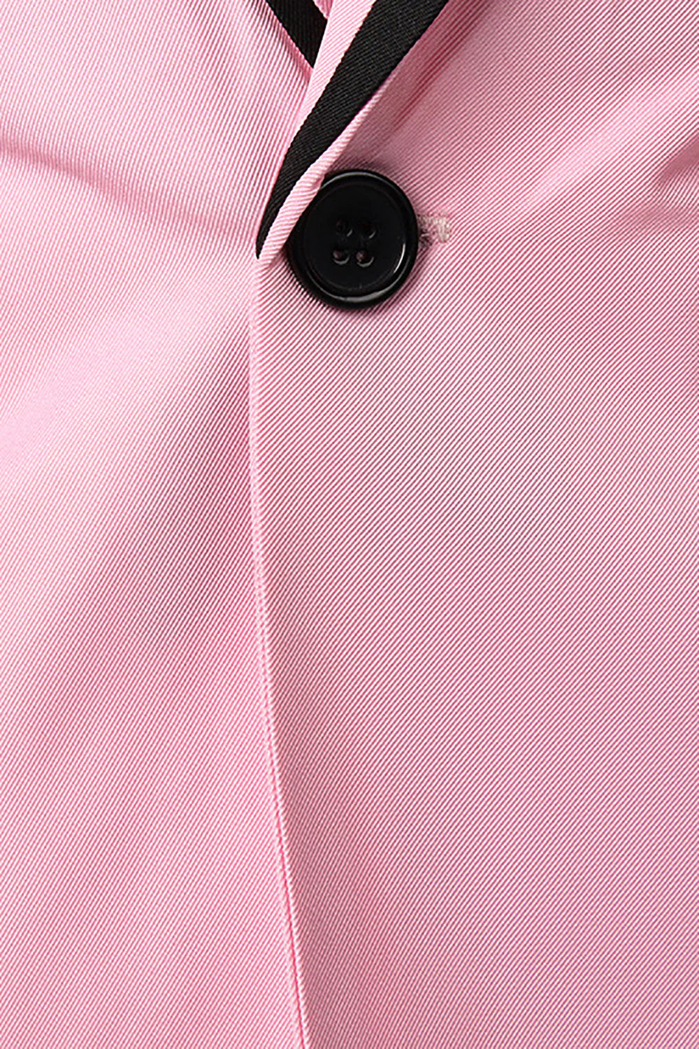 Revers à encoches roses Blazer de bal pour hommes - Image 3