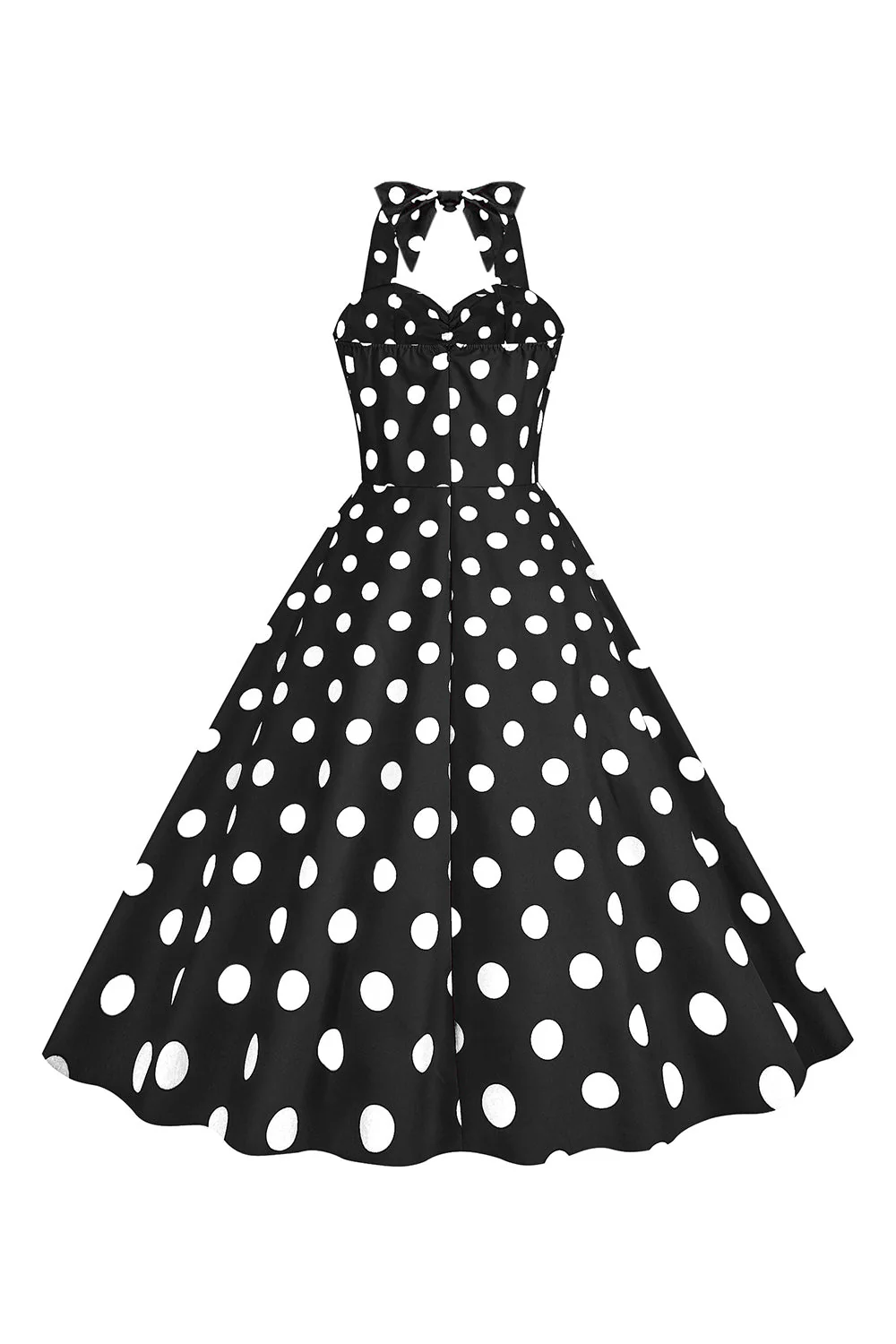 Robe à pois roses des années 50 - Image 11