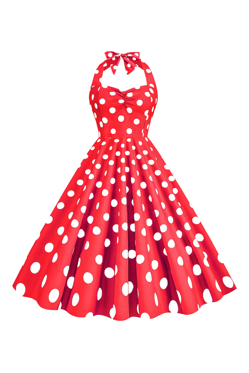 Robe à pois roses des années 50 - Image 12