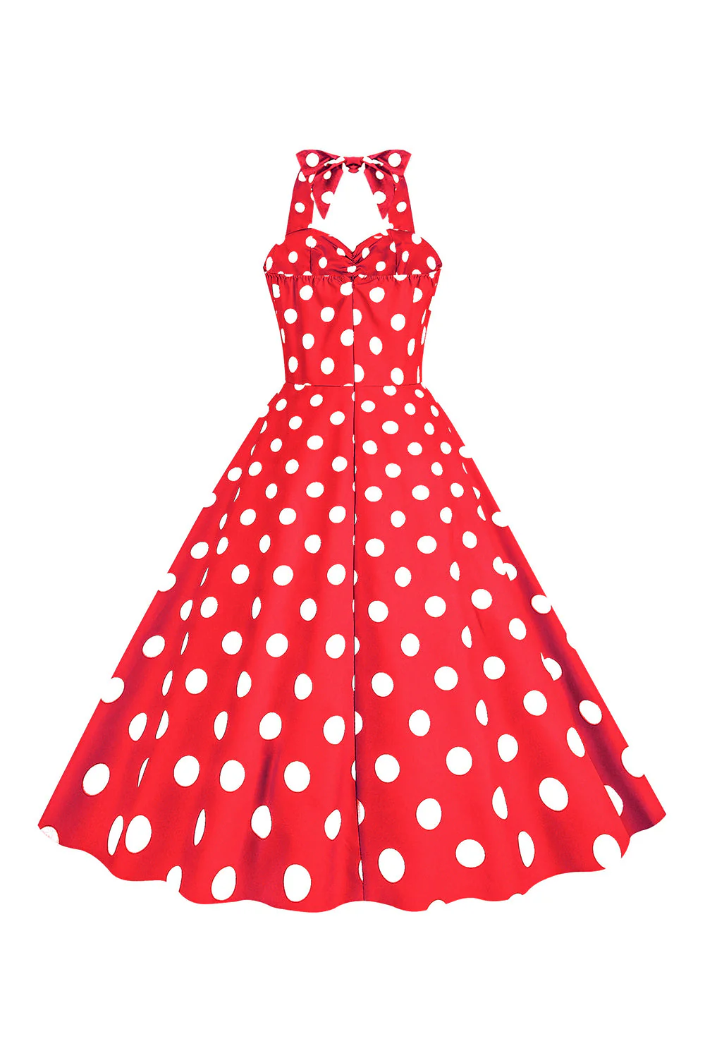 Robe à pois roses des années 50 - Image 13