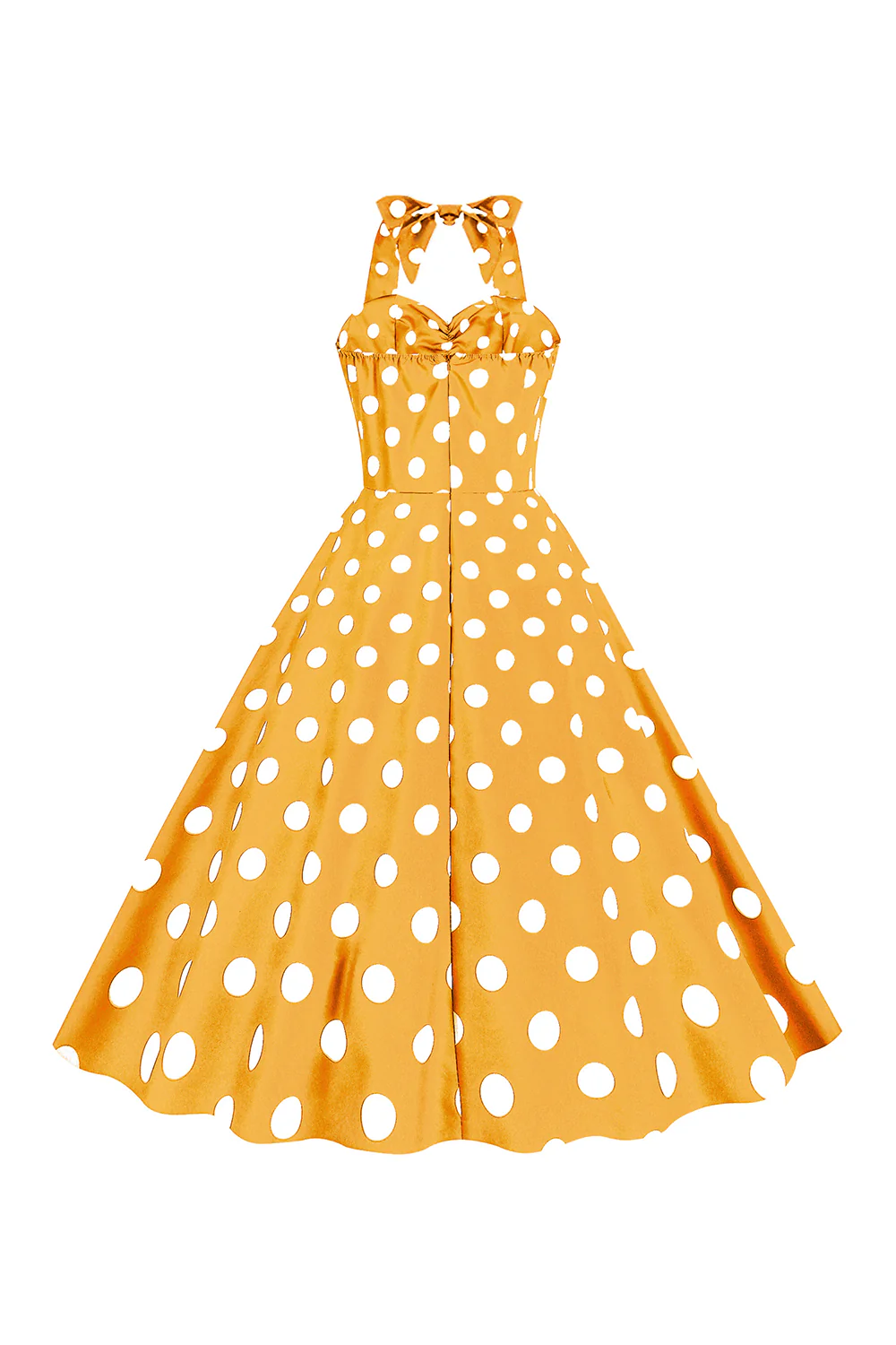 Robe à pois roses des années 50 - Image 7