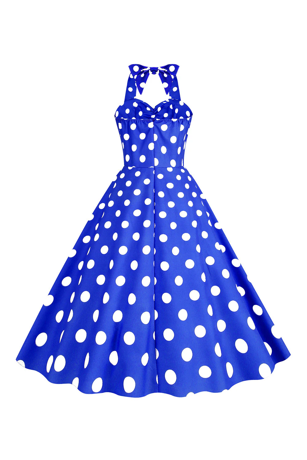 Robe à pois roses des années 50 - Image 9