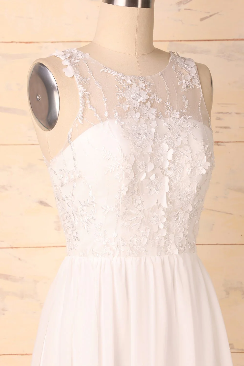 Robe appliques blanches - Image 4