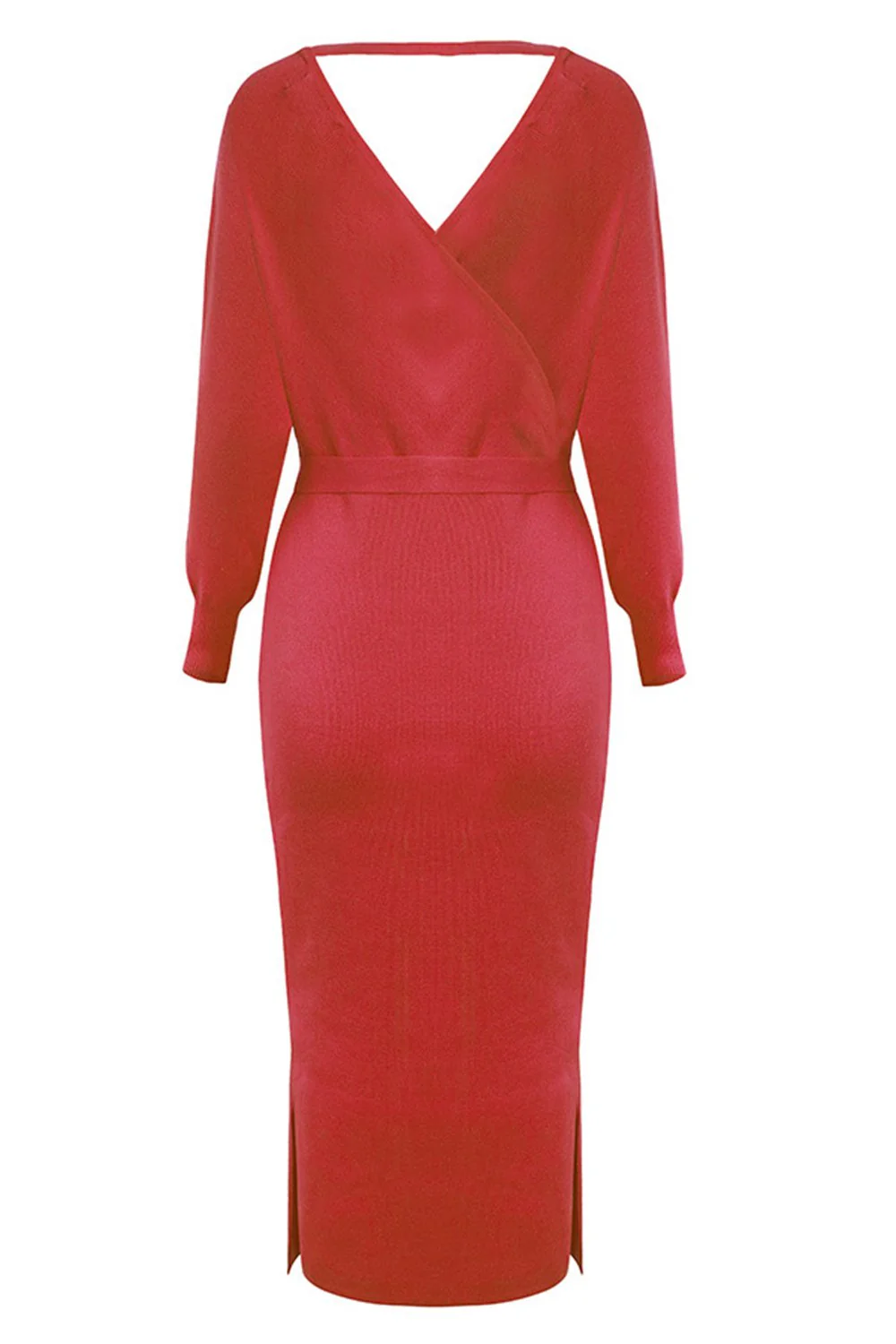 Robe Bodycon tricotée noire - Image 10