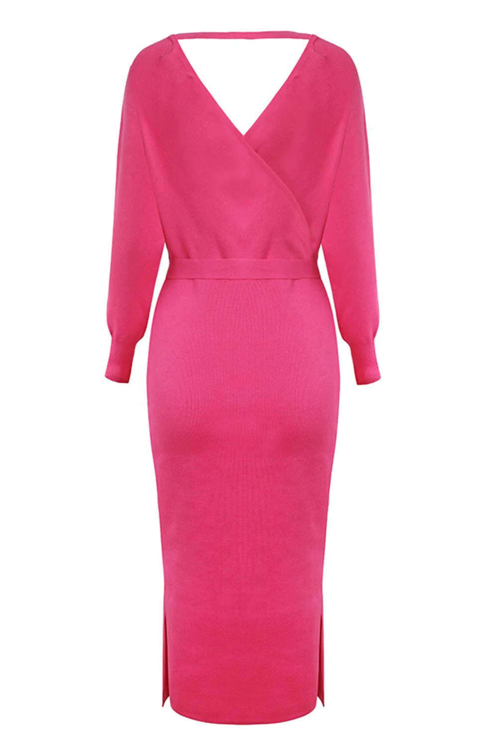 Robe Bodycon tricotée noire - Image 13