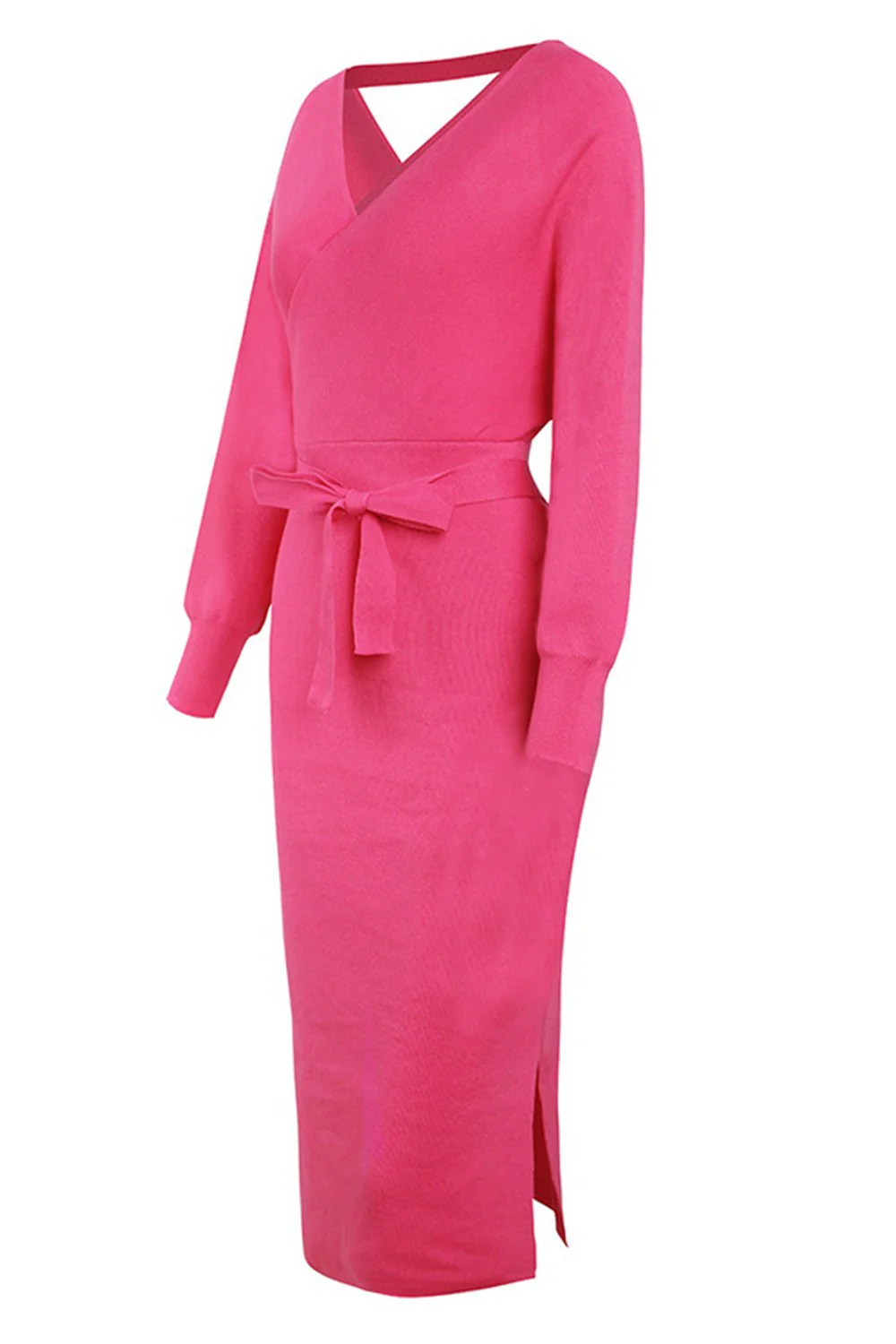Robe Bodycon tricotée noire - Image 14