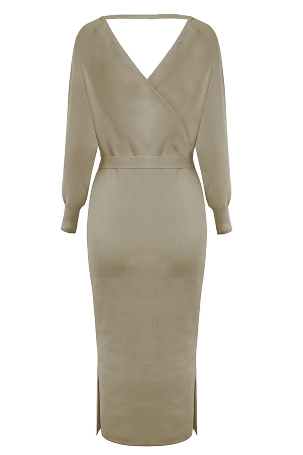 Robe Bodycon tricotée noire - Image 6