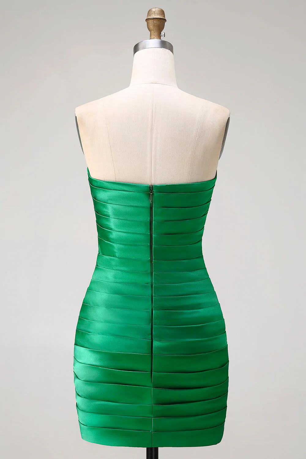 Robe de bal de promo A Line, sans bretelles en ligne A 2 pièces, avec fente - Image 5