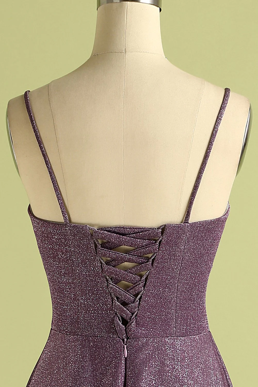 Robe de bal longue en satin - Image 5