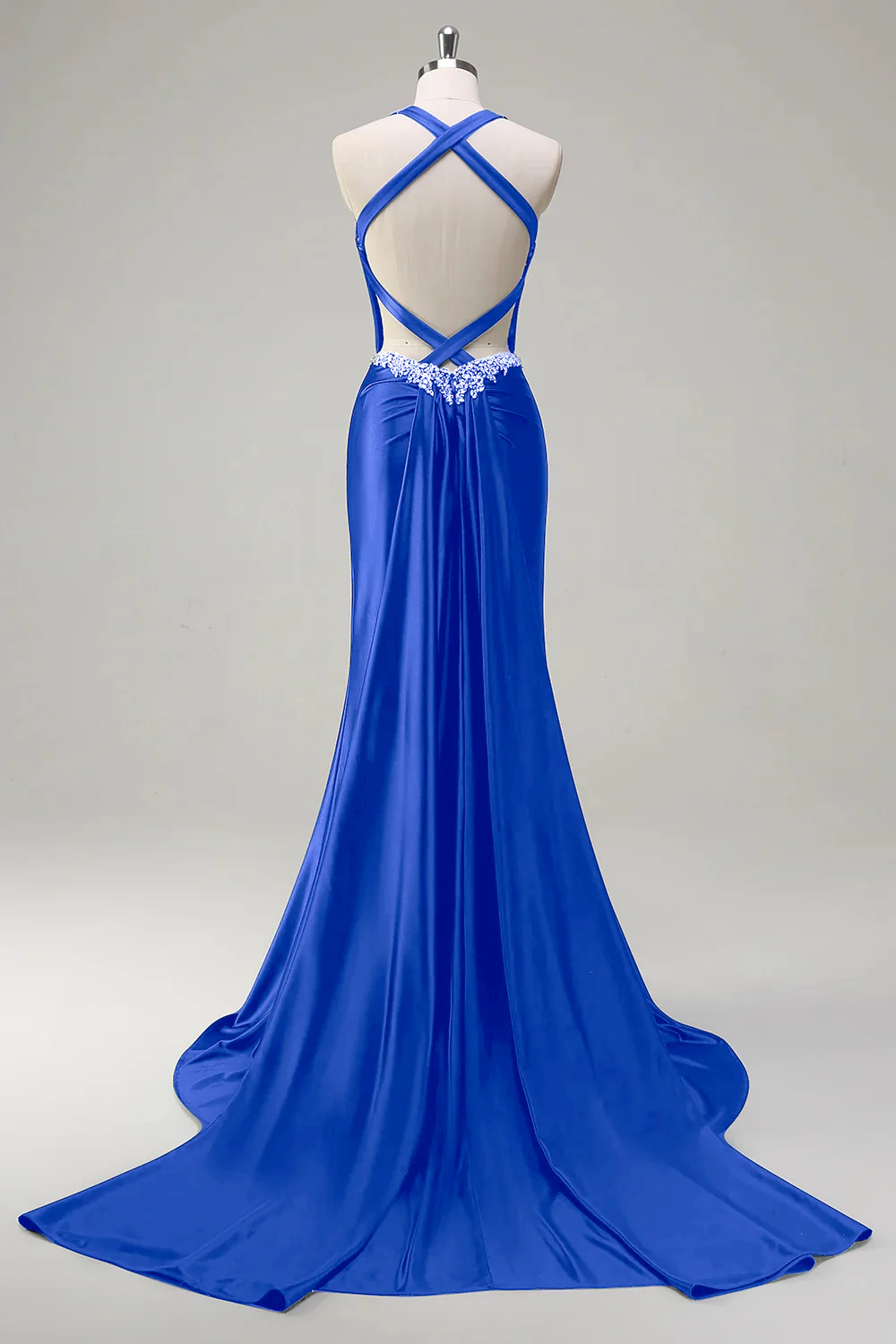 Robe de soirée scintillante vert foncé sirène dos nu corset à paillettes - Image 26