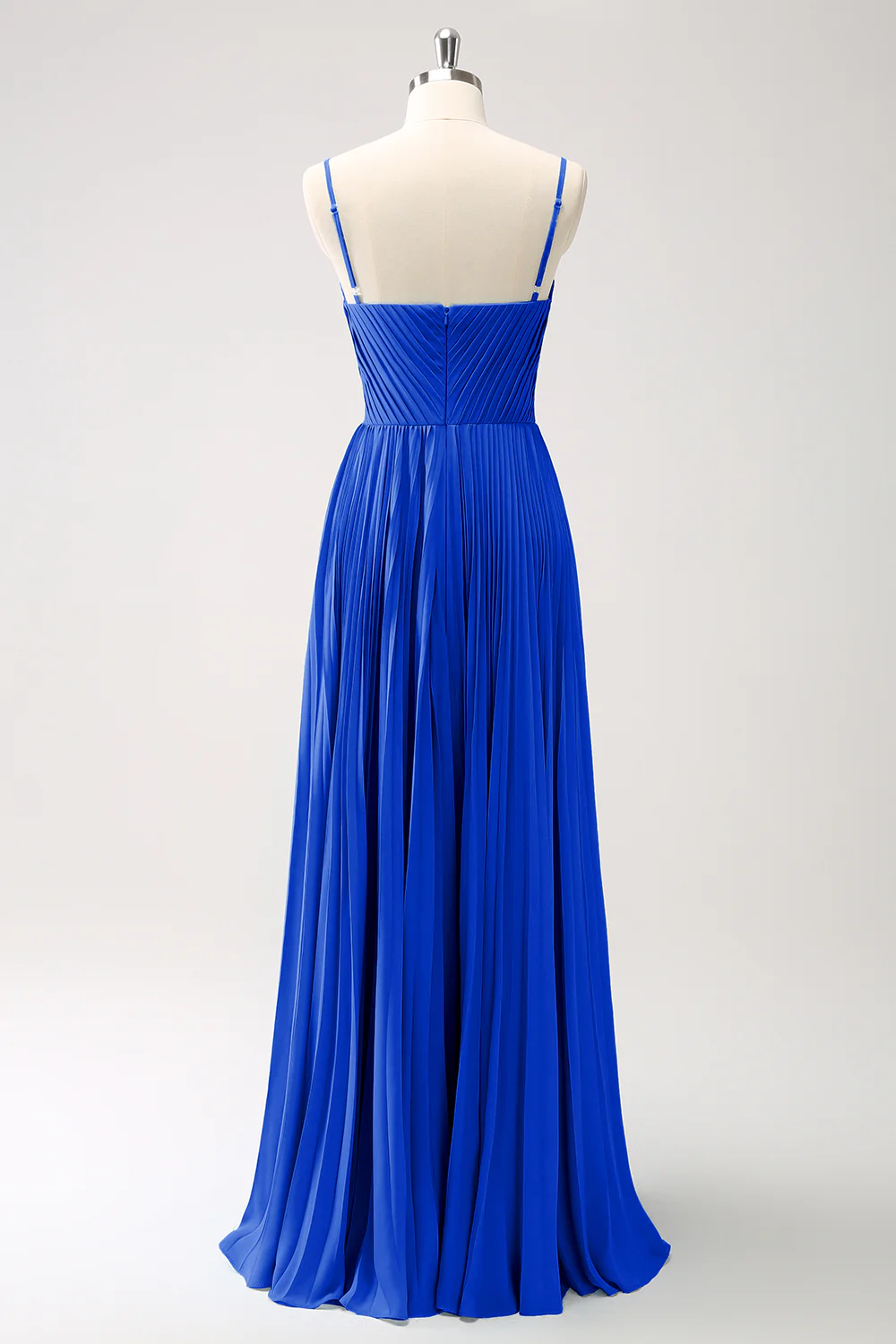 Robe de demoiselle d’honneur à bretelles spaghetti trapèze Eucalyptus - Image 14