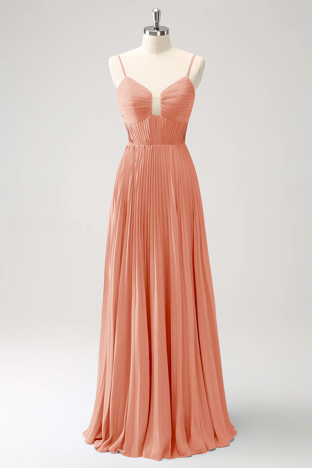 Robe de demoiselle d’honneur à bretelles spaghetti trapèze Eucalyptus - Image 19