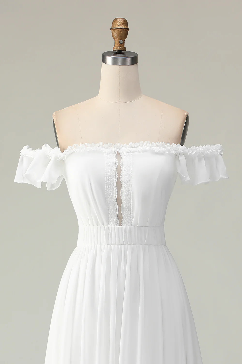 Robe bohème à volants et épaules dénudées - Image 6