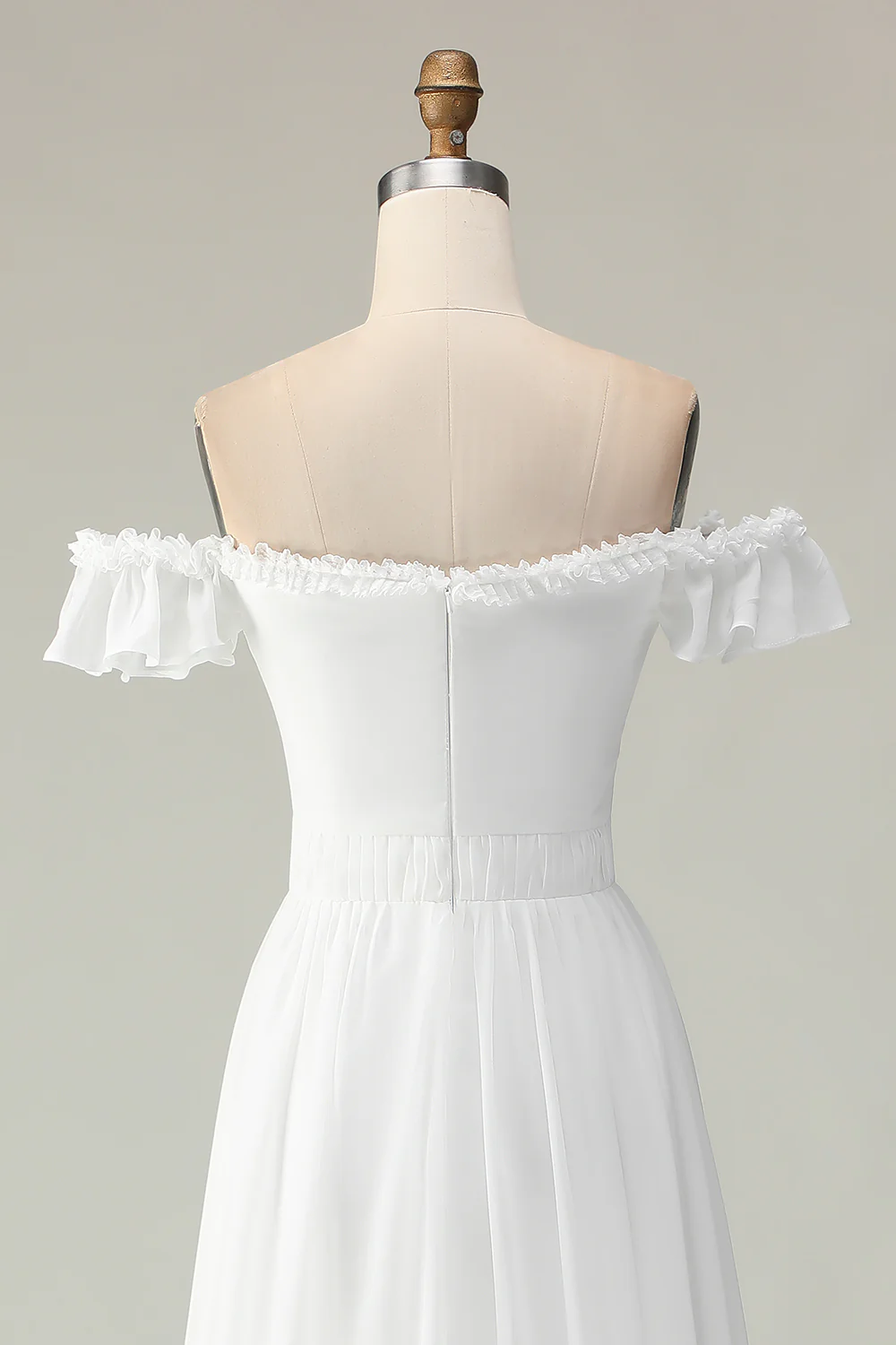 Robe bohème à volants et épaules dénudées - Image 7