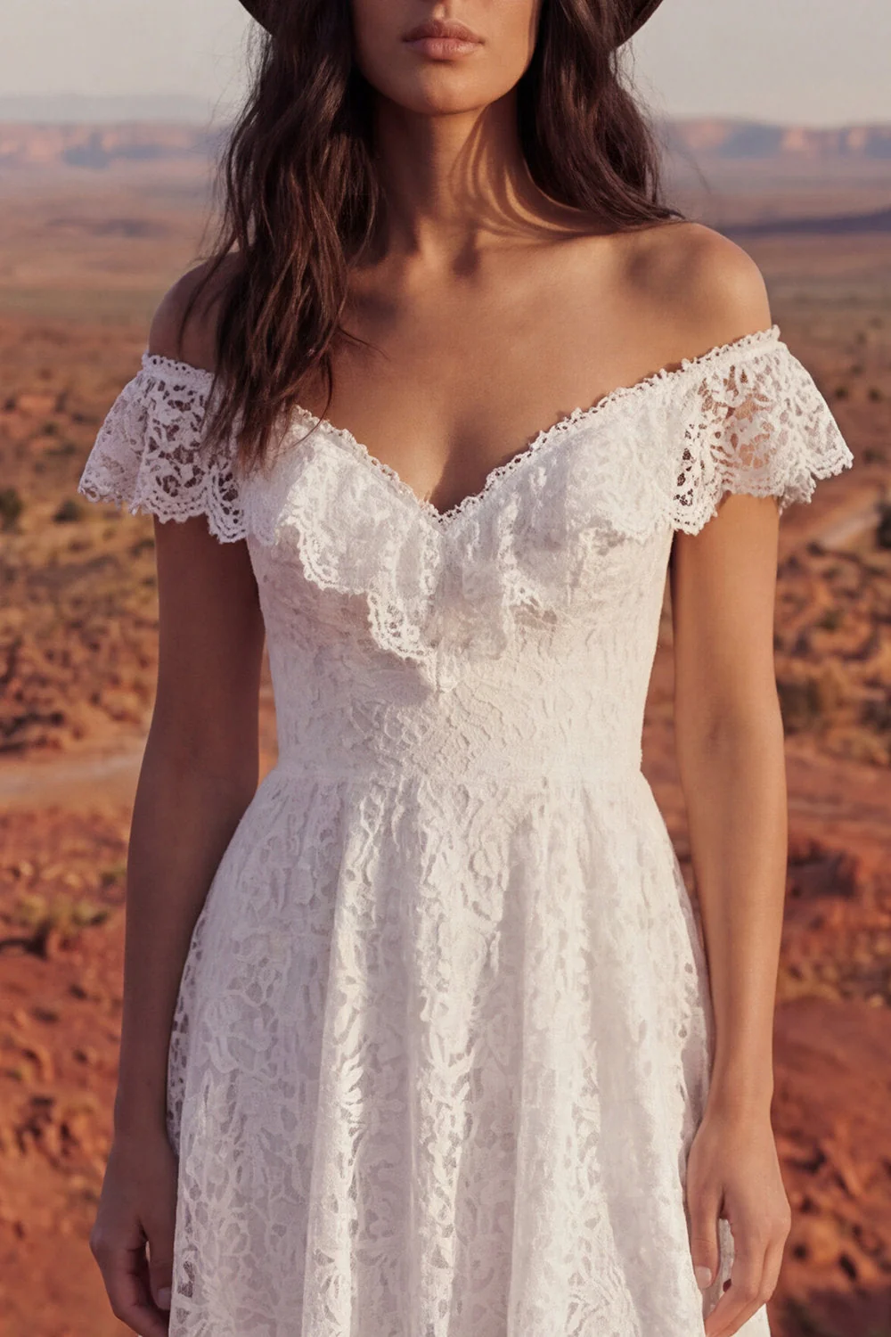 Robe de mariée bohème A Fleur Ivoire - Image 3