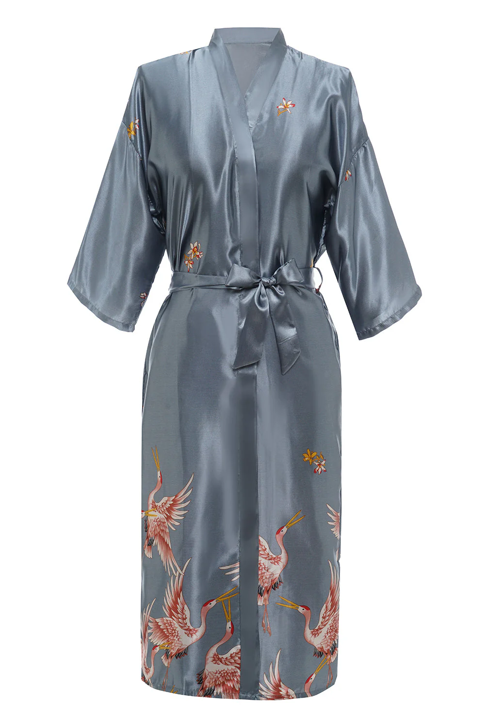 Robe de mariée imprimée grue de Bourgogne - Image 6
