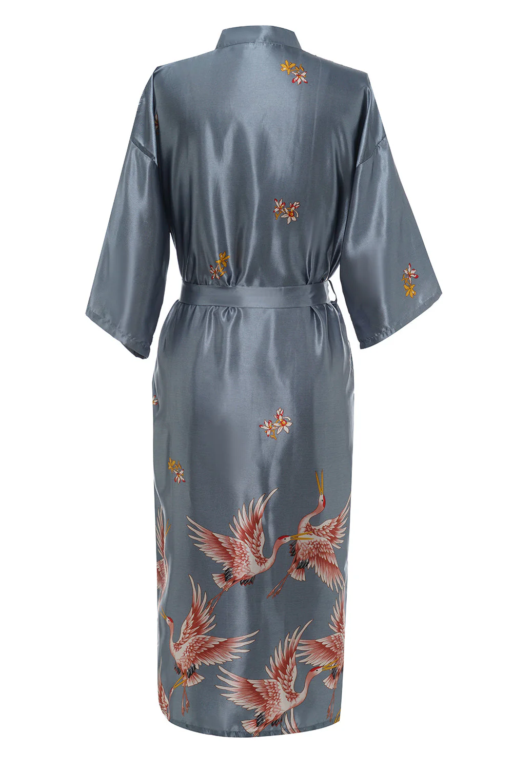 Robe de mariée imprimée grue de Bourgogne - Image 7